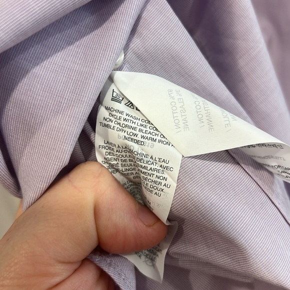 J. Crew Button Down Shirt Womens Lilac Size 6 - Picture 8 of 8
